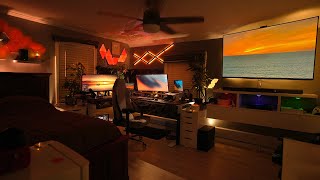 MY DREAM ROOM TOUR  GAMING TV SETUP  EXTREME Upgrades [upl. by Elleira]