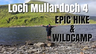 EPIC Hike and Wildcamp in the Remote Scottish Highlands Loch Mullardoch munros [upl. by Dymoke]