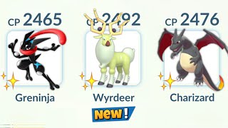 using SHINY WYRDEER in POKEMON GO PvP [upl. by Tarrance533]