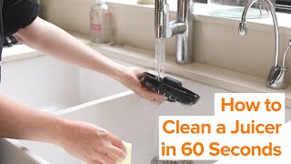 How To Clean A Juicer In 60 Seconds [upl. by Jody218]