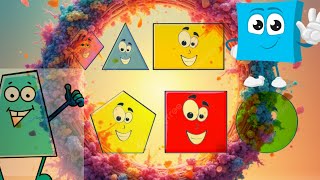 Mathematics Shapes Shapes of Circle Angle and More kids [upl. by Godart]