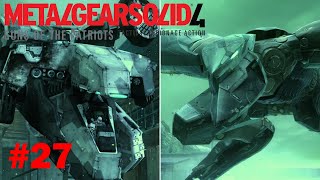 Metal Gear Solid 4 27  Acto 4 REX vs RAY Español [upl. by Tressia]