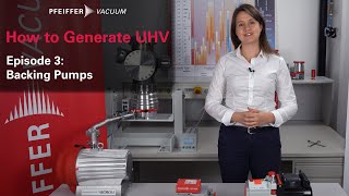 How to generate UHV Episode 34 – Backing pumps  by Pfeiffer Vacuum [upl. by Ariajay]