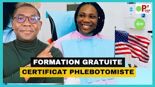 Formation gratuite et certificat de Phlebotomiste aux Etats Unis OSP [upl. by True]