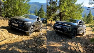 Dacia Duster 2024 vs Mercedes GLC Coupe 2018 Off Road [upl. by Aniar]