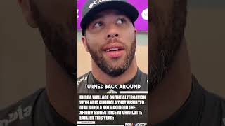 Bubba Wallace on altercation with Aric Almirola 👀 NASCARonFOX FOXSports [upl. by Corri620]