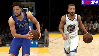 NBA 2K24 Dallas Mavericks vs Golden State Warriors Gameplay  Roster Update July [upl. by Barth]