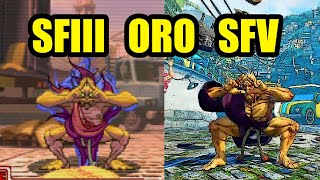 SFIII Oro vs SFV Oro  Side by Side Comparison [upl. by Haram]