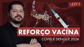 Live 220224  Dengue e COVID  alta de casos e vacinas [upl. by Bathilda41]