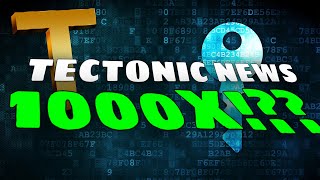 Tectonic Finance TONIC Token Crypto  Could It 1000X Hidden Gem [upl. by Nailuj]