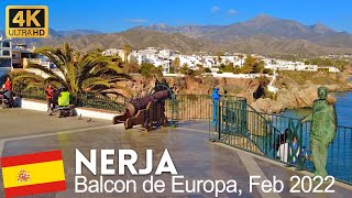 4K Walking Tour of Nerja Costa del Sol  Balcon de Europa [upl. by Areik]