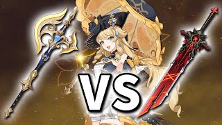 「Navia」Verdict vs Wolfs Gravestone  Genshin Impact [upl. by Ammon177]