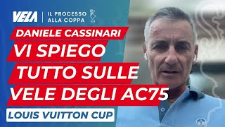 DANIELE CASSINARI ecco tutti i segreti delle vele di Coppa America [upl. by Ffilc]