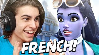 Playing Overwatch in FRENCH [upl. by Thorndike]