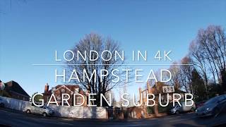 LONDON TOUR IN 4K  HAMPSTEAD GARDEN SUBURB [upl. by Nigen]