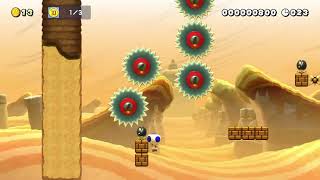 【マリオメーカー2】Desert Dash 40s [upl. by Newfeld274]