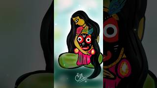 Jagannath🪈Ji or Mira Ji ke mobile Digital penting shots viral digitalart trending reels [upl. by Hayden]