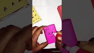 Easy diy study table organiser or penstandeasy paper diy shorts shortvideo diy [upl. by Ahsik]