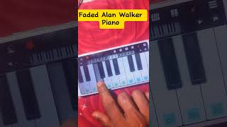 Faded Song😵😵 Piano Tutorial [upl. by Hsur]