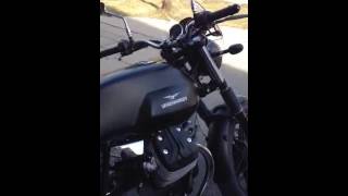 2013 moto guzzi v7 with lafranconi exhaust [upl. by Anidal]