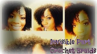 Water Wave crochet braids with invisible part style 2 [upl. by Zondra]