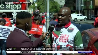 NEHAWU Day of Action over community healthcare workers recurring fixedterm contracts [upl. by Imnubulo]