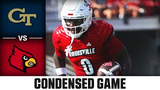 Louisville vs Georgia Tech Condensed Game  2024 ACC Football [upl. by Ivanah]