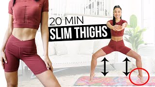 20 Minute Quick THIGH amp LEG workout Isolated for thigh sculpting slimming amp toning No weights [upl. by Enaamuj770]