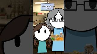 Storytime of the time my school took my lunch away… storytime youtubeshorts animation [upl. by Henri564]