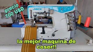 la mejor maquina de coser preciocalidad collaretarecubridoragalonera JACK W4 [upl. by Yuk]