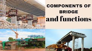 Bridge Components and their functions  Components of bridge in civil engineering  Abutment [upl. by Aluap]