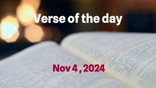 Verse of the day  November 4 2024  2 Timothy 434 [upl. by Yddur]