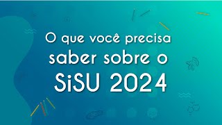 O que você precisa saber sobre o SiSU 2024  Brasil Escola [upl. by Armat208]