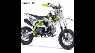 MotoTec X1 110cc 4Stroke Gas Dirt Bike Green [upl. by Dannica]