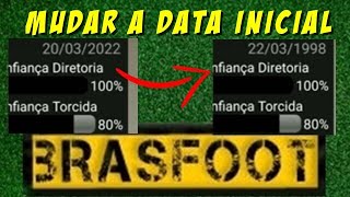 Como mudar a dataANO no BRASFOOT MOBILE [upl. by Abibah]