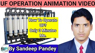 Ultra Filtration complete operation process with Animation VideoUFultrafiltrationwtpro [upl. by Tletski]