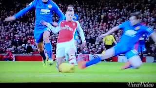 Jack Wilshere diagnosis injury 221114 vs Man U [upl. by Auroora]