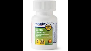 equate bisacodyl gentle laxative tablets for adult [upl. by Comras]