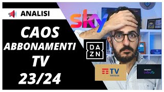 Come vedere TUTTE le partite dellInter e quanto costano gli abbonamenti tv 2023 2024 [upl. by Yelnahs]