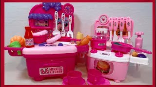 20 Minutes Satisfying with Unboxing Disney Minnie Mouse Kitchen Cooking Playset  ASMR Video [upl. by Shamma655]