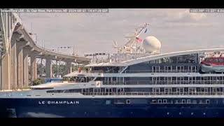 Le Champlain Cruise Ship August 31 2024 [upl. by Bouchier412]