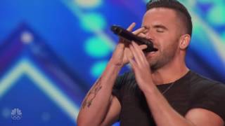 Brian Justin Crum sings Queens Somebody to Love Week 5 Americas Got Talent 2016 Full Auditions [upl. by Eniortna]