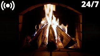 Christmas Fireplace Sounds  Burning Logs amp Crackling FIRE SOUNDS for Sleep amp Relaxing  XMAS 2024 [upl. by Akemahc]