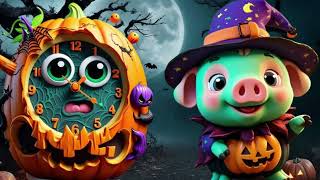 Hickory Dickory Dock The Clock ⏰  ZM Nursery Rhymes  Hickory Dickory Dock Halloween Rhymes 🎃 228 [upl. by Cailean]