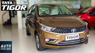 Tata Tigor XZ Plus 2024  Meteor Bronze Color  Auto Explore [upl. by Servais]