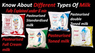 what are the different types of milkin detailwithin 6 minutesShreyanshShrivastavaFood technology [upl. by Eiggem526]