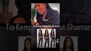 Tia Kemp calls out Shamar [upl. by Leatrice]