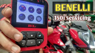 BENELLI 150i FULL SERVICING  FULL DIAGNOSIS [upl. by Annehcu]