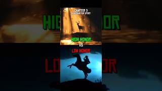 High Honor vs Low Honor hidden scene redeadredemption2 rdr2 [upl. by Ronda]