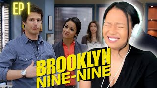 Brooklyn Nine Nine 1x1 Reaction quotPilotquot  First Time Watching [upl. by Iyre]